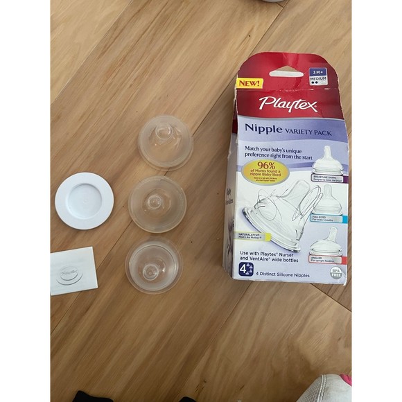 Playtex Drop-Ins Nipples Nurser Porte-Sac Wide baby milk Bottles Ventaire - Picture 10 of 11